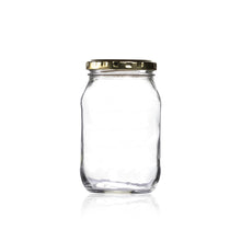 Load image into Gallery viewer, Consol Glass Farrago Jar 375ml with Gold Lid
