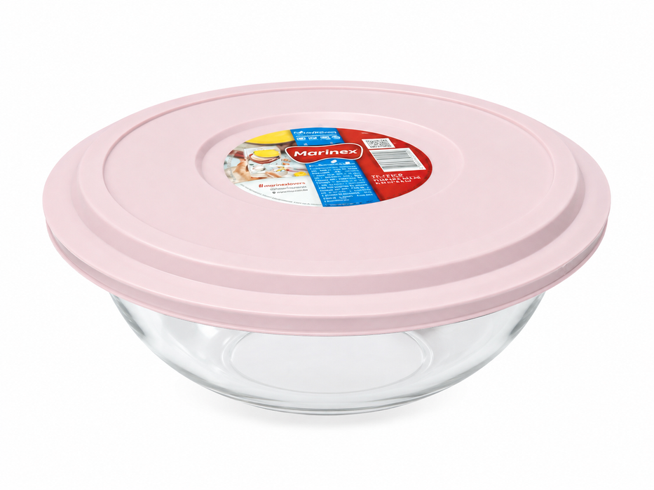 Marinex Mix Bowl 3000ml (3L) with Pink Lid
