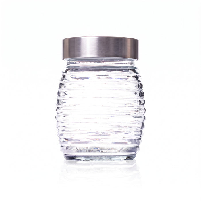 Beehive Jar 310ml with Silver Lid