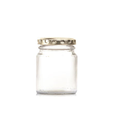 Load image into Gallery viewer, Consol Glass Pickle Jar 125ml with Gold lid
