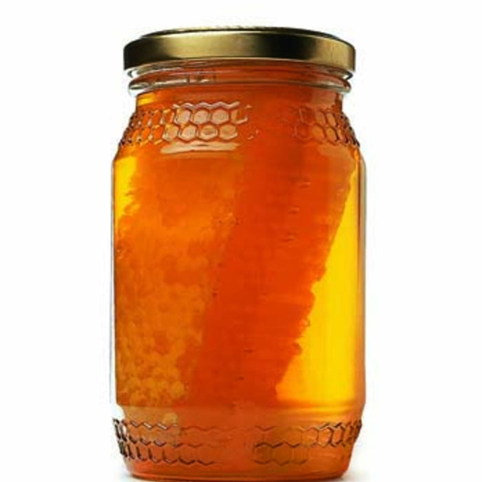 Consol Glass Honey Jar 352ml with Gold lid