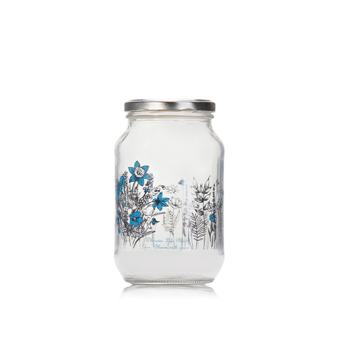 Consol Glass Pencil Flower Jar 1000ml (1L)