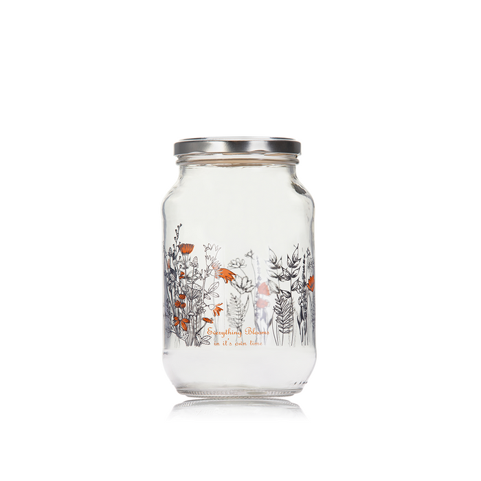 Consol Glass Pencil Flower Jar 1000ml (1L)