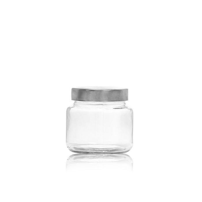 Consol Glass Cannister Jar 500ml with Stainless Steel lid