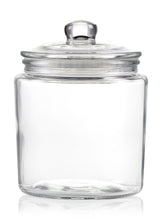 Load image into Gallery viewer, Jar Small 1400ml (1.4L) With Glass Lid and Plastic Seal
