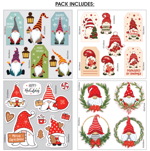 Festive Theme Stickers 21 Piece