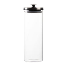 Load image into Gallery viewer, Round Canister &amp; Black Lid 1700ml (1.7L)
