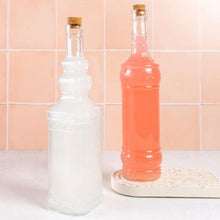 Load image into Gallery viewer, Square Vintage Embossed Bottle 1000ml (1L)
