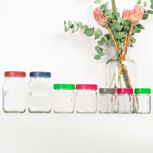 Load image into Gallery viewer, Consol Glass Preserve Jar 500ml with Coloured Lid
