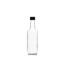 Load image into Gallery viewer, Consol Glass Sauce Bottle 250ml Utility with Black lid (24 Carton Pack)
