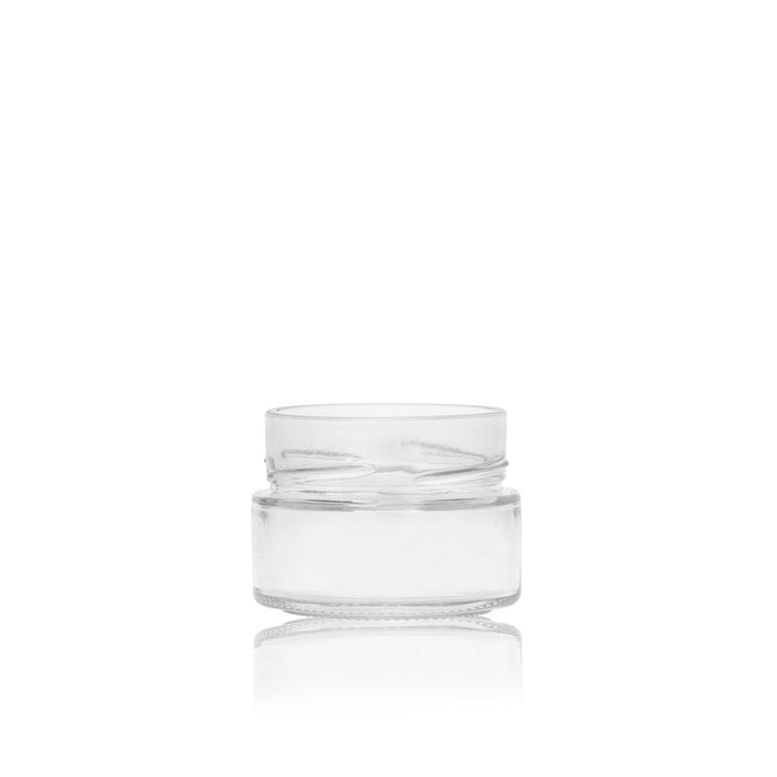 Vaso Ergo Glass Jar 106ml with Gold lid