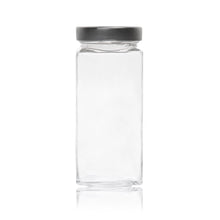 Load image into Gallery viewer, Vaso Evolution Glass Jar 580ml with Silver lid
