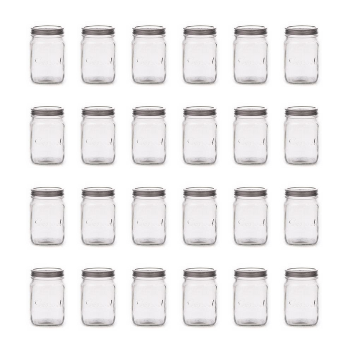 Consol Glass Preserve Jar 250ml with Ring & Dome (24 Carton Pack)