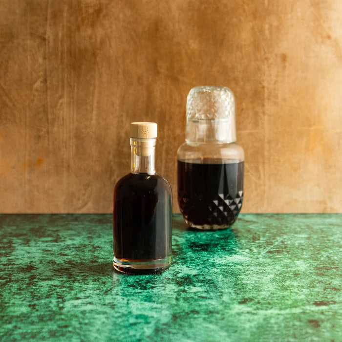 Nocturn Glass Bottle 200ml with wooden Barstopper