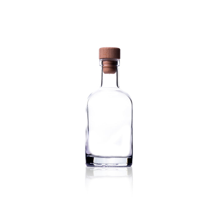 Nocturn Glass Bottle 200ml with wooden Barstopper