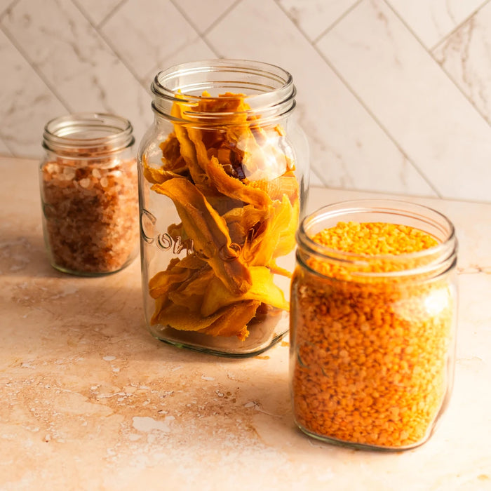 Consol Glass Preserve Jar 1000ml (1L) Without Lid (12 Carton Pack)