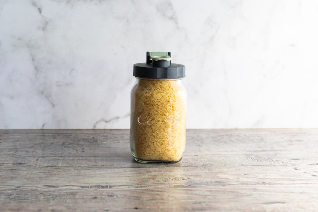 Consol Glass Preserve Jar with Sage Flip Top Lid 500ml