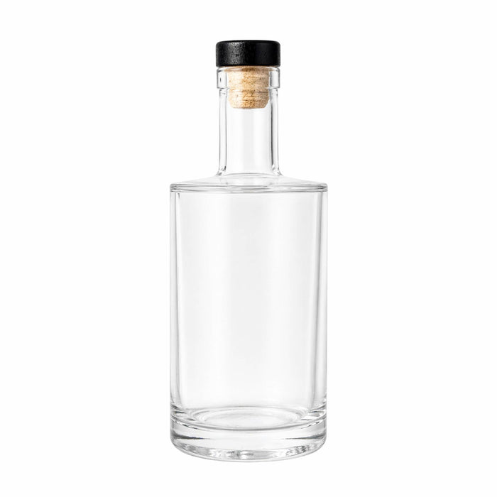 Bellagio Glass Bottle 500ml with Wooden Barstopper