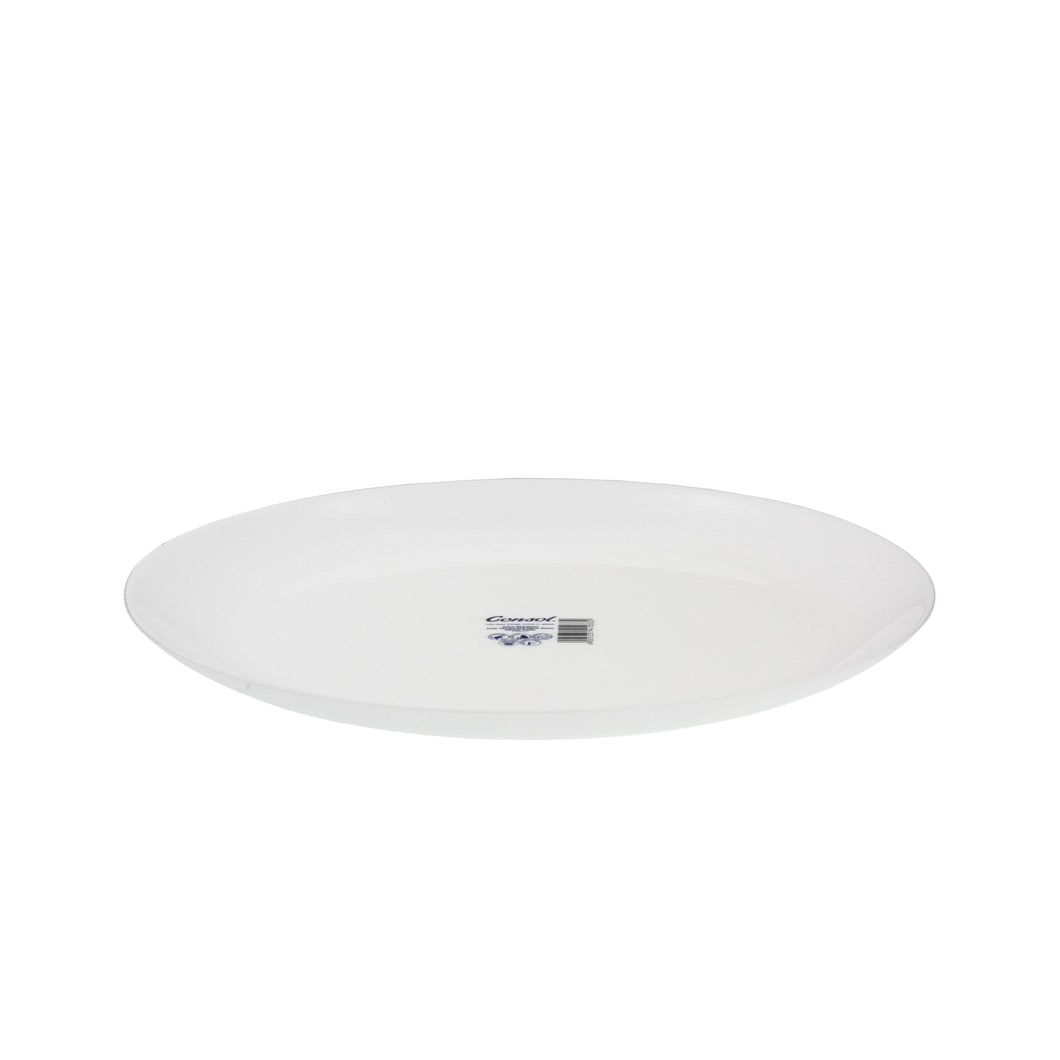 Consol Glass Opal Dinner Plate 270mm White