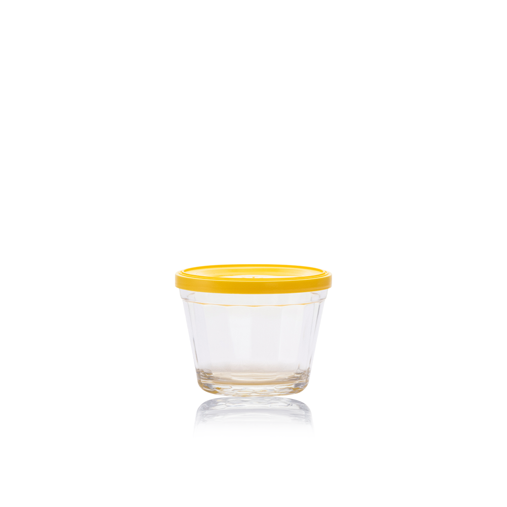 Americano Small Bowl 150ml with Yellow Lid