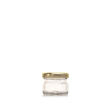 Load image into Gallery viewer, Consol Glass Mini Jar 28ml with Gold lid (48 Carton Pack)
