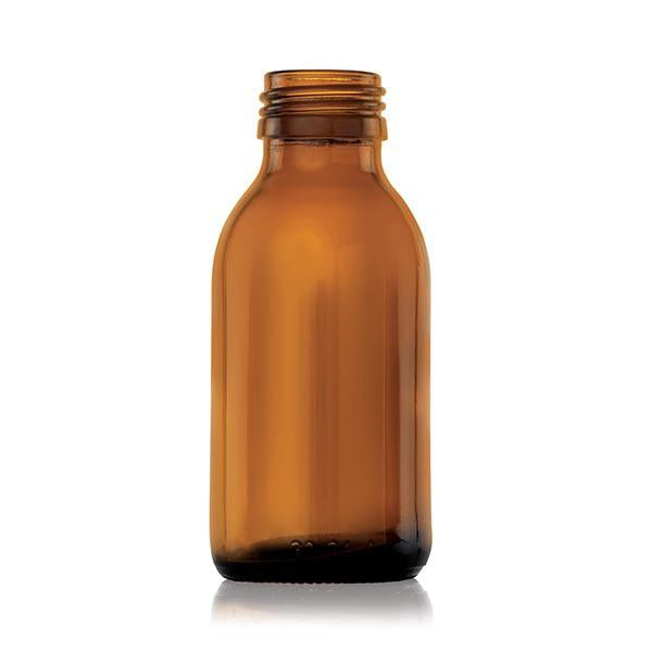 Consol Glass Generic Bottle 100ml Amber without lid (108 Carton Pack)