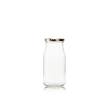 Load image into Gallery viewer, Consol Glass Sauce Bottle 455ml with Gold Lid
