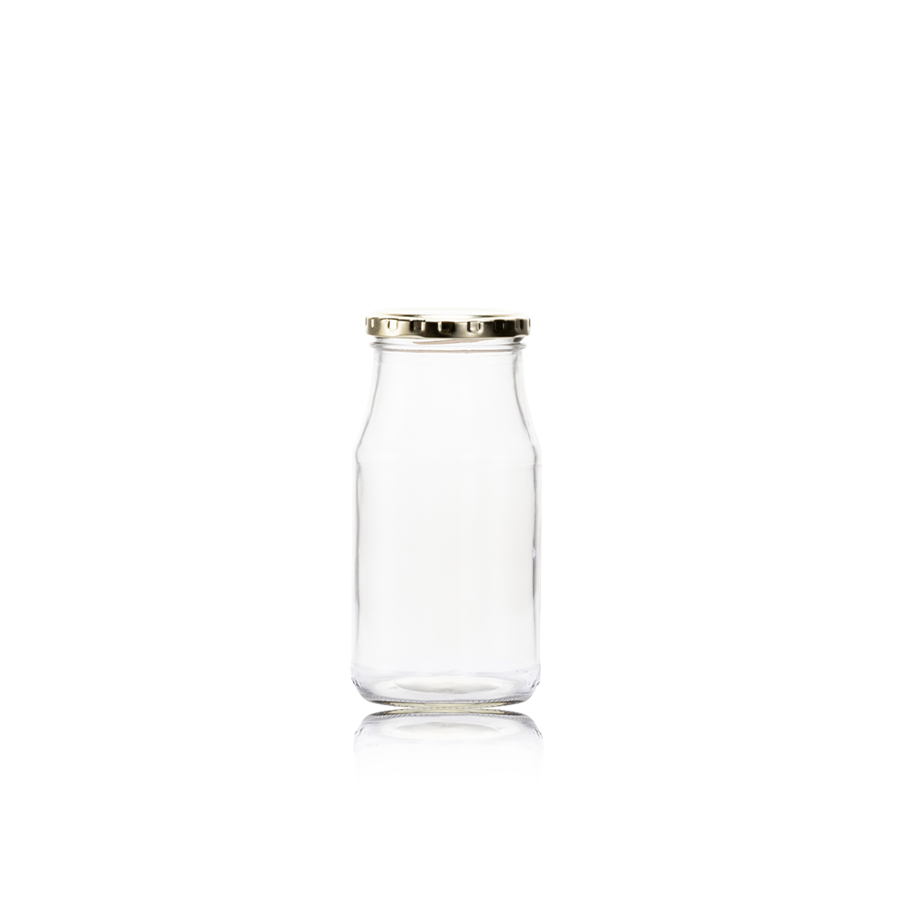 Consol Glass Sauce Bottle 455ml with Gold Lid