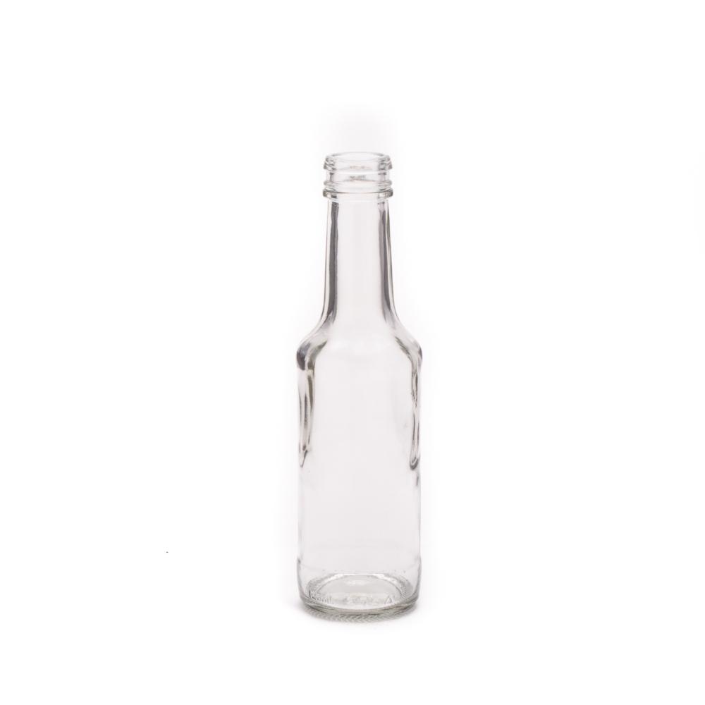 Consol Glass Sauce Bottle 125ml Snap on without lid (24 Carton Pack)