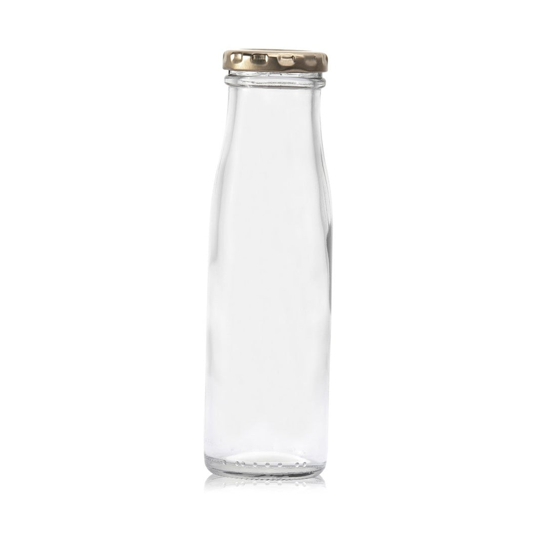 Consol Glass Chutney Bottle 250ml with Gold lid (24 Carton Pack)