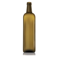 Load image into Gallery viewer, Consol Glass Olive Oil Bottle 1000ml (1L) Antique without lid (12 Carton Pack)
