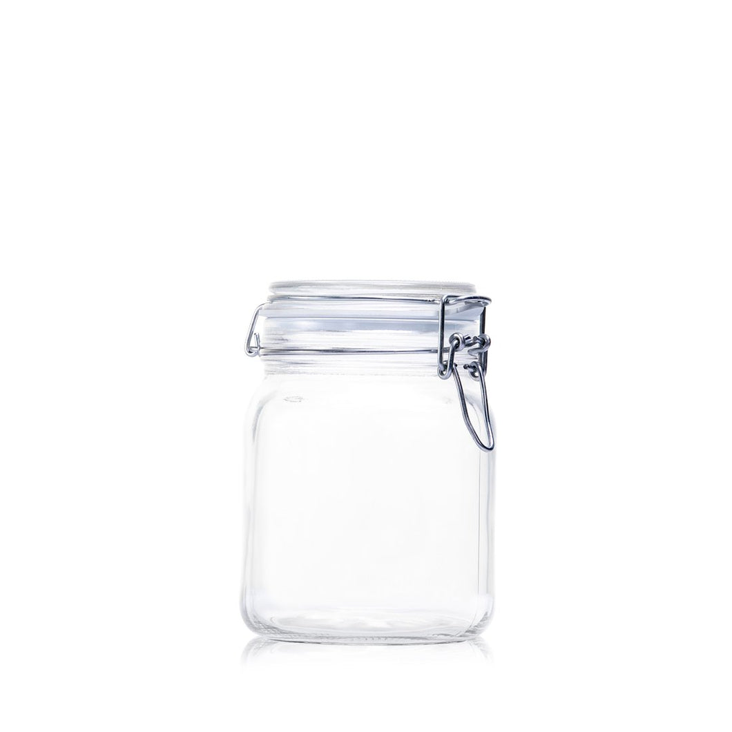 Consol Glass Store-It Clip Top Jar 1000ml (1L)