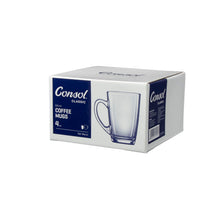 Load image into Gallery viewer, Consol Glass San Marco Latte Mugs 225ml 4 Pack
