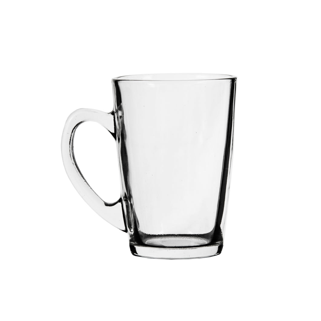 Consol Glass San Marco Latte Mugs 225ml 4 Pack