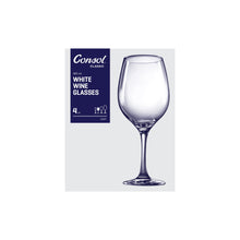 Load image into Gallery viewer, Consol Glass Lyon White Wine Stemmed 385ml 4 Pack
