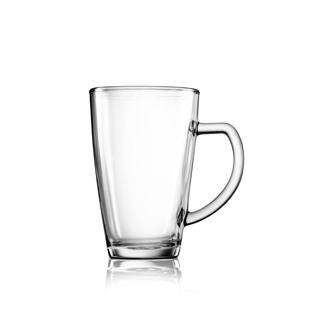 Consol Glass San Marco Latte Mug 350ml 4 Pack