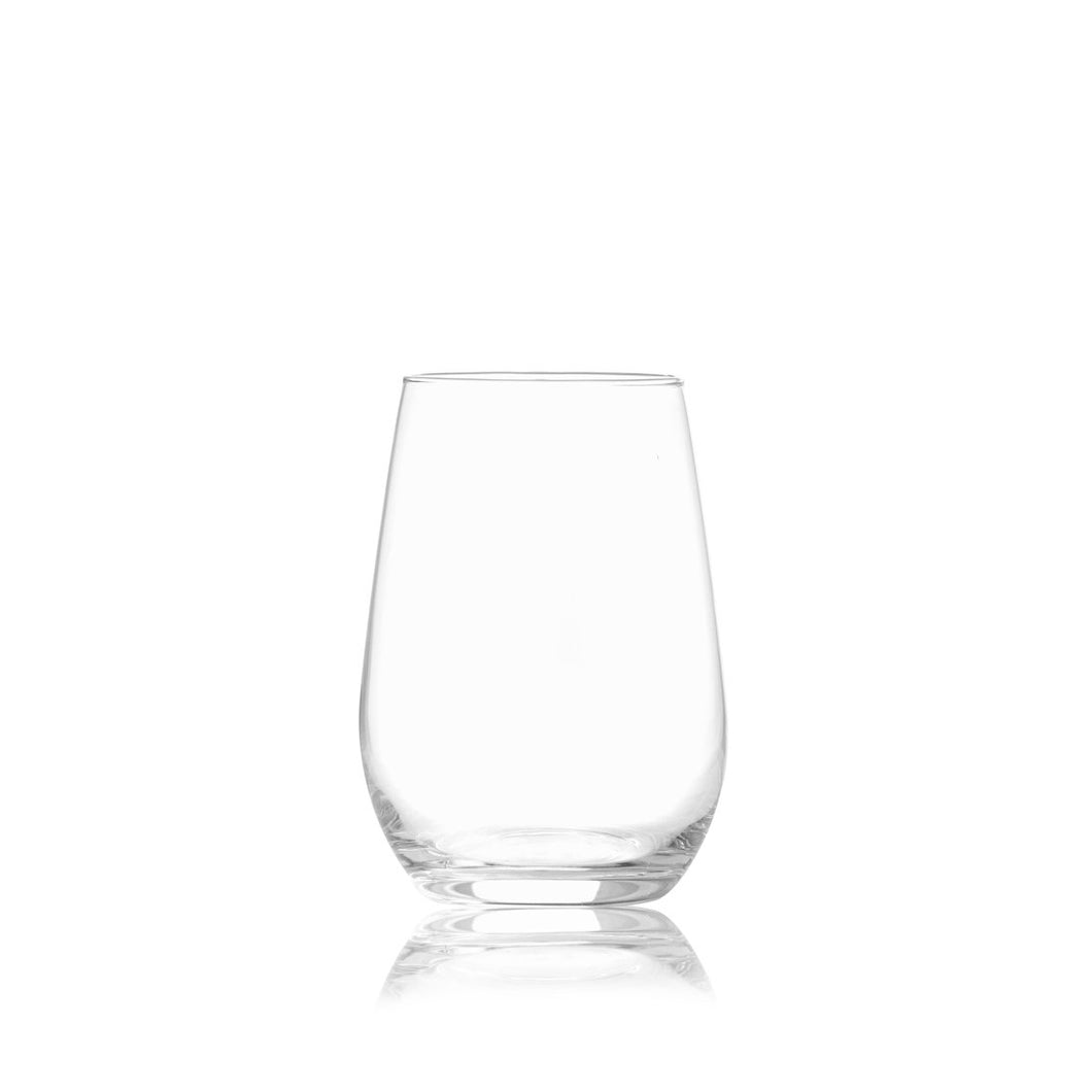 Consol Glass Bordeaux Wine Stemless 480ml 4 Pack