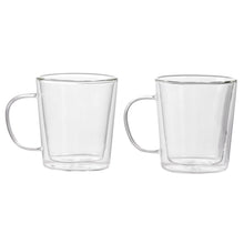 Load image into Gallery viewer, Consol Roma Double Wall Mug 320ml 2 Pack
