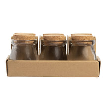 Load image into Gallery viewer, Round Bottle &amp; Cork Lid 100ml 6 Pack
