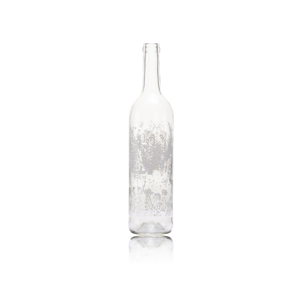 Consol Glass Snow House 750ml without Lid