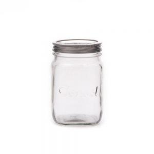 Consol Glass Preserve Jar 250ml with Ring & Dome