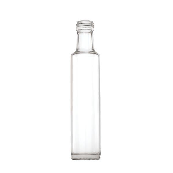 Consol Glass Dorica Bottle 250ml Flint without lid (24 Carton Pack)