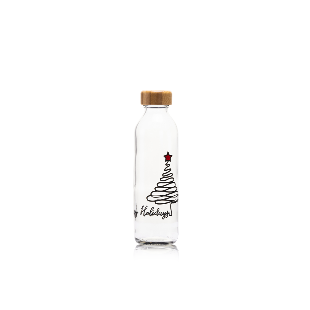 Consol Glass She Tree 500ml With Bamboo Lid