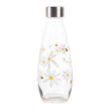 Load image into Gallery viewer, Consol Glass Droplet Daisy Bottle Yellow 500ml
