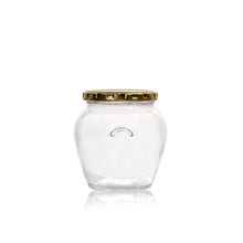 Load image into Gallery viewer, Orcio Glass Jar 314ml with Gold lid
