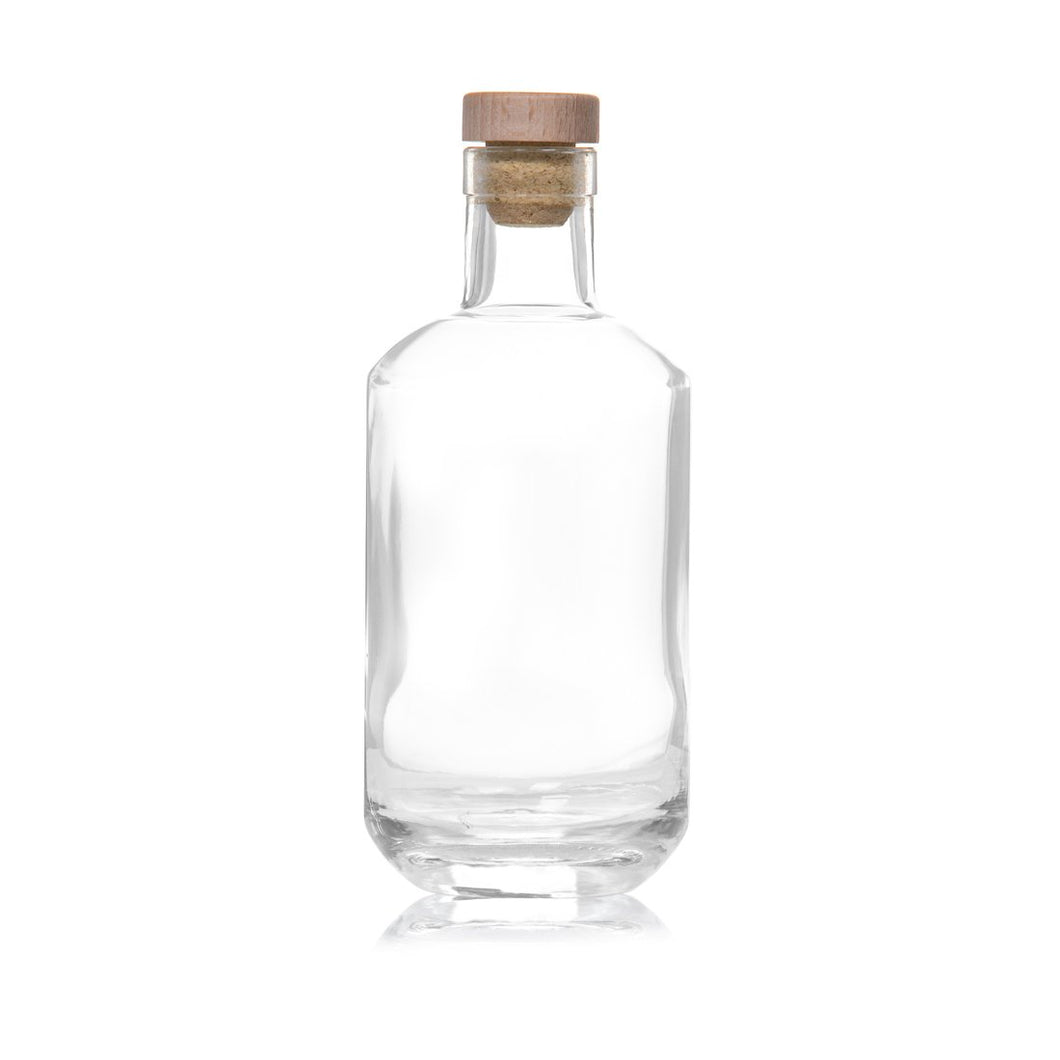 Pacho Glass Bottle 500ml with Wooden Barstopper